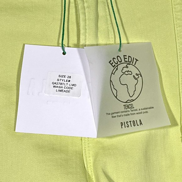Pistola Jean Shorts Limeade Size 28 - Picture 5 of 10